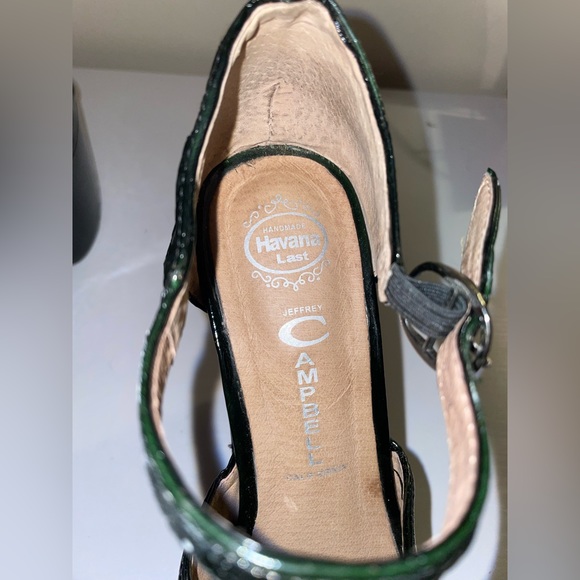 Jeffrey Campbell Tarkus Dark Green Patent - Picture 7 of 12